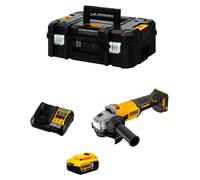 Mini-meuleuse d'angle DeWALT DCG407P1T (1 batterie 5,0 Ah + DCB1104 + TSTAK II)