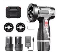 Mini-meuleuse d'angle - Dispositif de ponçage portable - 16,8 V - Pour poncer, polir et couper - Sans batterie - Noir/Rouge