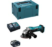 Mini meuleuse d'angle MAKITA DGA452RTJ1 (1 x 5,0 Ah + DC18RC + MAKPAC 3)