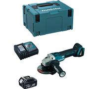 Mini meuleuse d'angle MAKITA DGA504RTJ1 (1 x 5,0 Ah + DC18RC + MAKPAC 3)