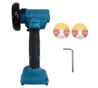 Mini meuleuse d'angle sans fil de 3 pouces, polisseuse de coupe + 2 disques, outil électrique pour batterie 18 V