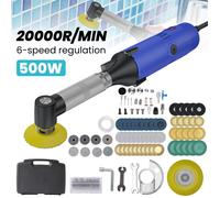 Mini Meuleuse Droite Électrique 500W, 6 vitesses réglables, pour le nettoyage, le meulage et le polissage des carreaux.