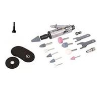 mini meuleuse pneumatique avec accessoires et disques - Silverline G