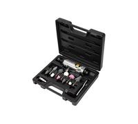mini meuleuse pneumatique droite avec meules et accessoires - 15 pcs -