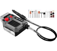 Mini-meuleuse sans fil 18 V GRAPHITE pour les travaux de précision : Poncer, tronçonner, graver, dérouiller, fraiser, vitesse 5000-33000/min, arbre flexible