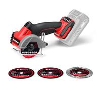 Einhell Professional Mini meuleuse sans fil TP-CO 18/76-C Li BL-Solo (18V, moteur sans charbon, disque Ø 76 mm, profondeur de coupe 16 mm, profondeur réglable, 4 disques de coupe incl., sans batterie)