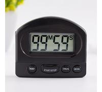 Mini minuteur de cuisine LCD pour la cuisine, la pâtisserie, la préparation des repas, compte à rebours de 99 minutes et 59 secondes, grand pour un affichage facile à lire, fonctionnement à 4 boutons