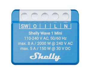 Mini Módulo Shelly Interruptor Z-Wave 1 Canal 8A Contacto Seco
