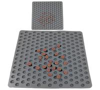 Mini moule à grain de café - Disposition multi-cavité, silicone flexible | Commerce de qualité comestible, outil de décoration de desserts pour Candy Crafting, Chocolate, préparation de gelée, mise en