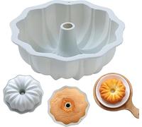 Mini moule à kouglof en silicone pour gâteaux et donuts - Set de moules à pâtisserie antiadhésifs