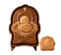 Mini moules à de Noël en ABS anti-adhésif pour pâtisserie, fêtes | Mini moules à tarte religieux avec Jésus, ange, presse pâte, moule à tarte, moule à tarte de poche, décoration de dessert