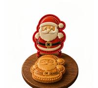 Mini moules à tarte réutilisables de Noël à 9 motifs avec Père Noël, bonhomme de neige, renne, arbre et chalet, mini moules à tarte aux pommes pour desserts festifs de Noël, #2:1 : général