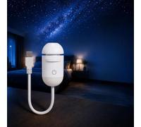 Mini nébuleuse LED avec projection de ciel étoilé USB | Matériau léger et robuste, utilisation commerciale à la maison, angle réglable, lampe d'ambiance galaxie Plug Play