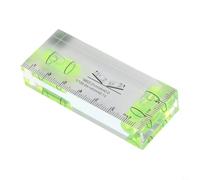 Mini Niveau à bulle 75 mm Acrylique Horizontal Vertical Transparent Niveau à bulle 75 mm Robuste Portable Libellule 75 mm pour Sac à Outils et Sac Niveau à bulle précis 75 mm Indicateur de liquide