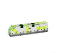 Mini niveau à bulle en acrylique transparent pour niveau à bulle, triple fiole de précision de 0,5 mm, pour installation de meubles de bricolage (B)