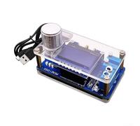Mini oscilloscope numérique à monter soi-même, entrée 0-30 V, alimentation | PWM/générateur d'onde sinusoïdale, base de temps de 500 Ms-100, pratique de soudure pour les débutants (câble d'alimentation