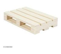 Mini palette en bois - 12 x 8 x 2,5 cm G