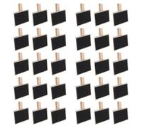 Mini Panneau Tableau Noir avec Pince en Bois, Style Vintage | Surface Magnétique, Format Compact, pour Buffet, Étal de Marché, Photos Imprimées et Étiquettes Faciles