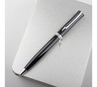 Mini Papelaria Rotatif En Métal, Stylo À Bille, Barre À Bille Noire, Huile, Papeterie Commerciale, 1 Pièce/Lot