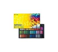Mini Pastels Secs Carrés Mungyo Boite 48 Pièces