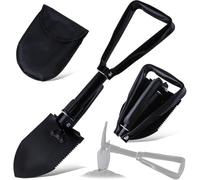 Mini pelle de jardinage pliable en acier à haute teneur en carbone portable pour le camping, la randonnée, le creusement, la randonnée, les urgences, la voiture