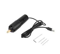 Mini Perceuse à Main électrique, Mini Perceuse électrique Portable DC 5 V Mini Perceuse électrique Portative Micro USB avec 3 Embouts, Gamme de Pinces de 0,7 à 1,3mm