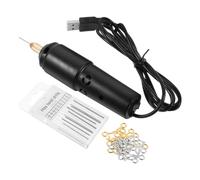 Mini Perceuse Électrique à Main pour Perçage Précis USB 5v 10w | Design Compact Noir, Plastique et Cuivre, Vitesse 8000 Tr/min, 8500 Tr/min à Vide