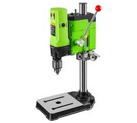 Mini perceuse électrique d'établi - Perceuse de précision avec mandrin de 3 à 16 mm, 6 réglages de vitesse, course de 60 mm pour meubles, bijoux et projets de travail du bois