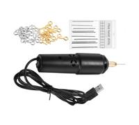Mini Perceuse Électrique USB 5v 10w, Vitesse 8500 Tr/min, Noire | Outil Rotatif Portable en Plastique et Cuivre, Format Compact, pour Perçage et Ponçage Précis