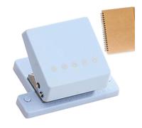 Mini perforatrice - Outil de découpe manuel 9,1 x 6 x 3,7 cm en aluminium ABS | Perforatrice portable pour badge antidérapant pour fournitures de scrapbooking, classeur, planificateur disque, cartes