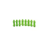 Mini petite clôture 100 pièces Pour Les Jardins,Les Pots De Fleurs | Micro-paysage clôture en bois clôture décoration jardinage aménagement paysager ornements(Green)