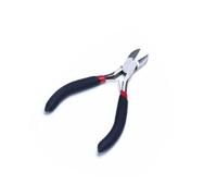 Mini Pince à Bijoux en Acier Noir pour Travaux de Précision | Pince Coupante, Poignée Antidérapante, pour Plier le Fil et Serrer ou Desserrer des Vis