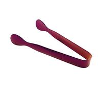 Mini pince à glace en acier inoxydable, mini pince à glaçons multicolore pour servir des aliments, desserts, fêtes, café, bar, ustensiles de cuisine (violet)
