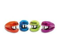 ACCO REXEL Mini-agrafeuse Buddy — Capacité 10 feuilles — 1000 agrafes — Coloris assortis