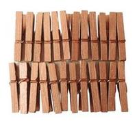 Mini pinces à linge bois 3 cm - Cuivrées BOIS G