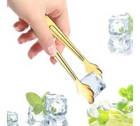 Mini pinces à sucre, mini pinces pour apéritif Pinces à glace, ustensiles | Petit pour glaçons tranches de citron gelées biscuits guimauves fromage râpé rouleaux Or