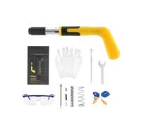 Mini Pistolet À Clous En Acier, Rivets Manuel, Outils Électriques For Ancrage De Plafond Et Mur, Machine Rainurer Les Fils, Outil Fixation Domicile Forte pénétration(Yellow Carton Pack)