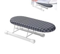 Mini planche à repasser - Table à repasser - Petite planche à repasser pour dortoir - Planche à repasser de comptoir avec pieds pliants pratique pour les studios et les voyages, Mini planche à repasse