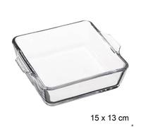 Mini plat carré 13x13 cm en verre 450 ml - 5five