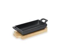 Mini plat de service en Bambou L 180 mm l 95 mm H 30 mm