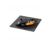 Mini Plat Ovale en Fonte avec Couvercle 12 x 8 cm