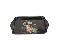 Mini plateau noir de mélamine chat collection Bug Art Jewels