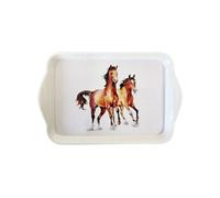 Mini plateau vide poche 20.5 x 13.5 cm - chevaux