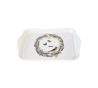 Mini plateau vide poche 20.5 x 13.5 cm - Pinson et papillons