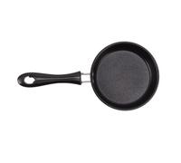 Mini Poêle à Frire, Casseroles à Omelette en Acier Inoxydable de 12 Cm Empêchent le Bâton à Induction Petit Déjeuner Rond Petite Poêle à œufs avec Longue Poignée (Rose)