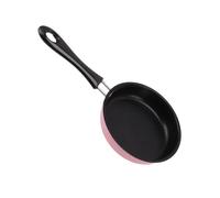 Mini Poêle à Frire, Mini Poêle à œU.S Et à Frire Antiadhésive, Poêle à Frire 12 Cm, Poêle à Omelette Mini Poêle à œU.S Avec Poignée Petite Poele Induction Pour Le Camping Et La Cuisson (Rose)