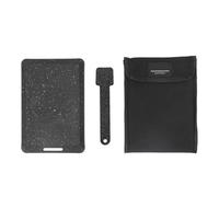 Mini poêle à griller en fer, poêle à frire rectangulaire antiadhésive multifonctionnelle portable petit chauffage rapide pour camping en plein air randonnée barbecue pêche, 5,2 x (Black)