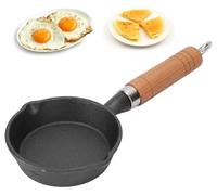 Mini-poêle en fonte de 10 cm avec poignée | Idéale pour le camping et la cuisine en extérieur