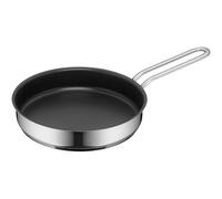 Mini poêle WMF à revêtement petit 18 cm, acier inoxydable poli Cromargan, induction, empilable, idéale pour les petites portions ou les ménages individuels