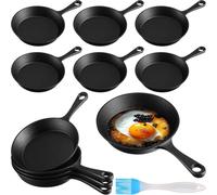 Mini-poêles en fonte - Petites poêles - Mini plaques de cuisson - Poêles en fonte - Petites poêles pour tapas